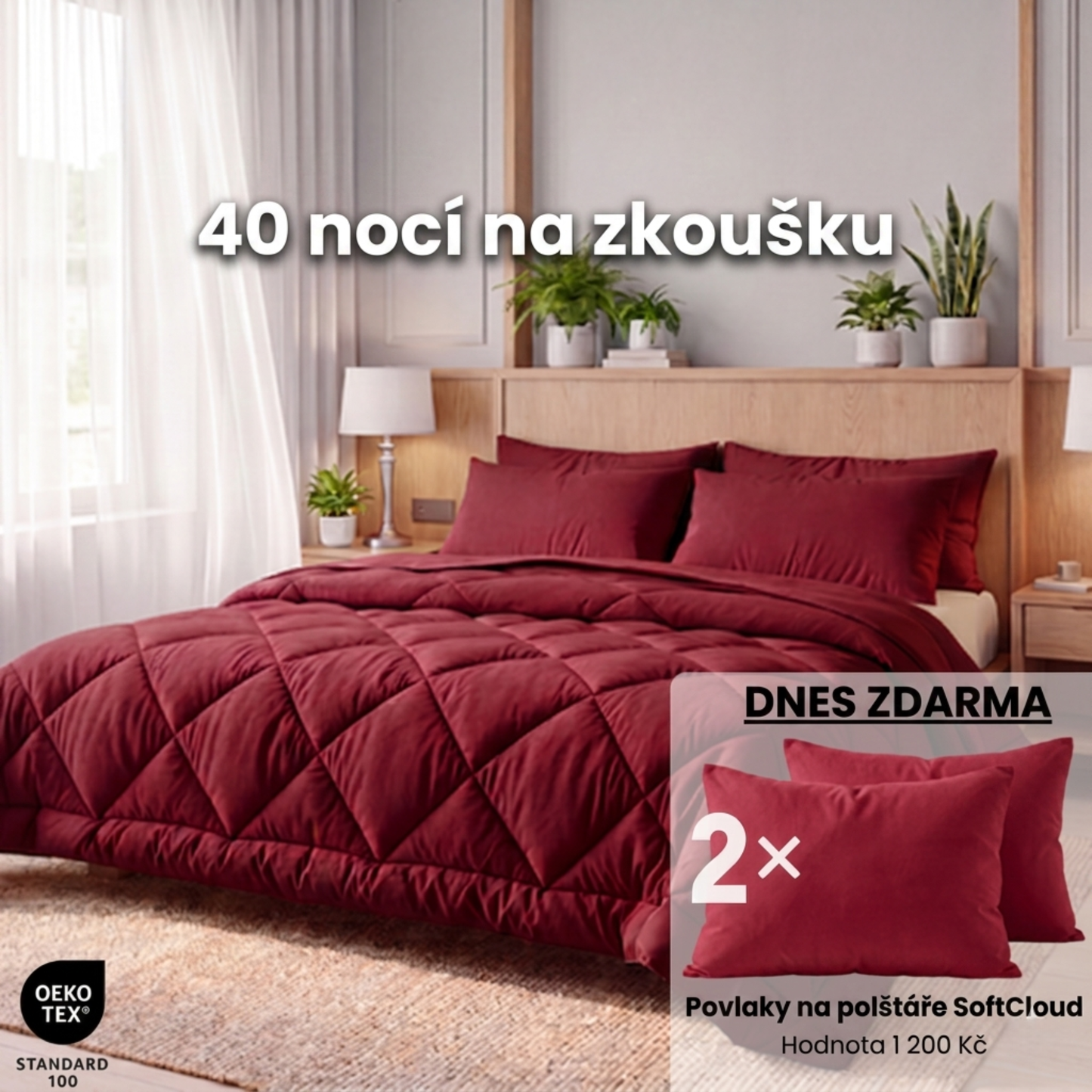 Přikrývka KlidnáNoc® – Rychleschnoucí 2v1 přikrývka, díky které už nepotřebujete povlečení.