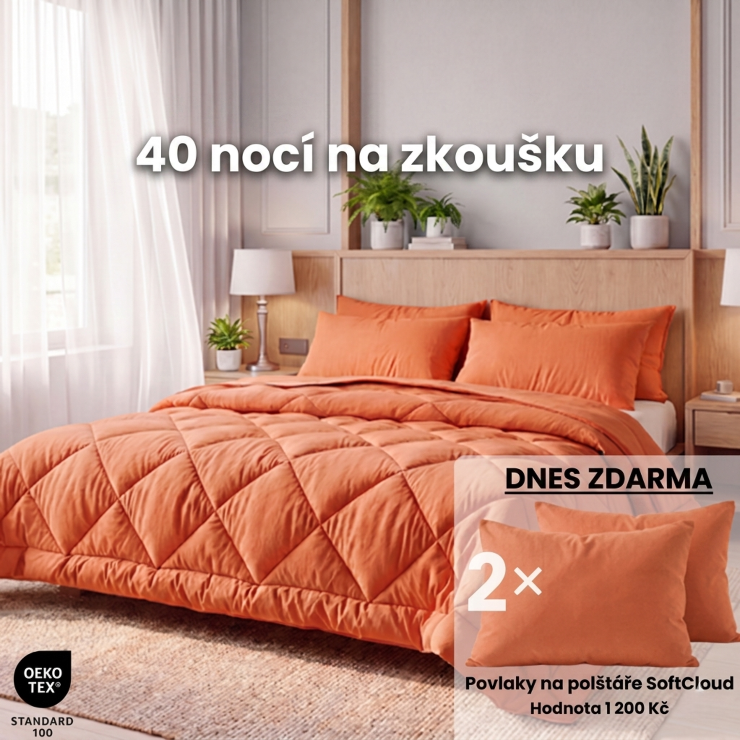 Přikrývka KlidnáNoc® – Rychleschnoucí 2v1 přikrývka, díky které už nepotřebujete povlečení.
