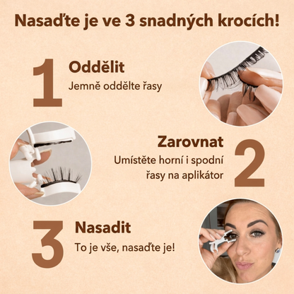 Magnetické umělé řasy Dalvya™ bez lepidla