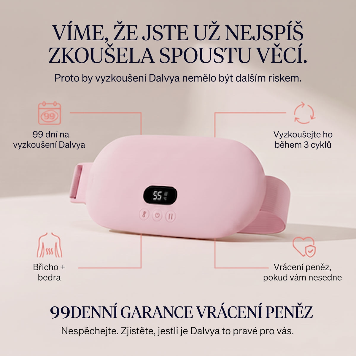 Dalvya – Úleva od menstruační bolesti a endometriózy bez léků